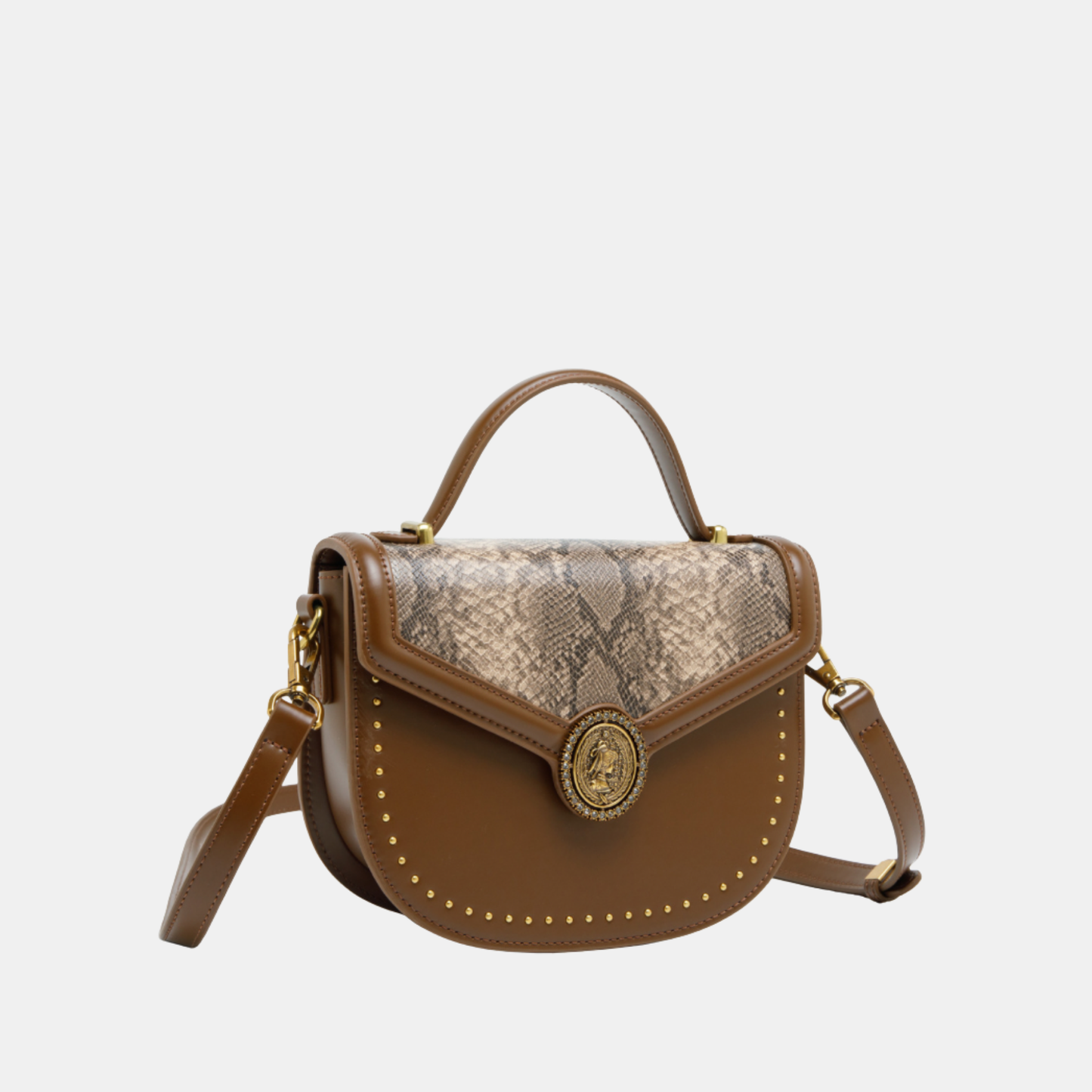 Bolso de Mano Brown PRHA