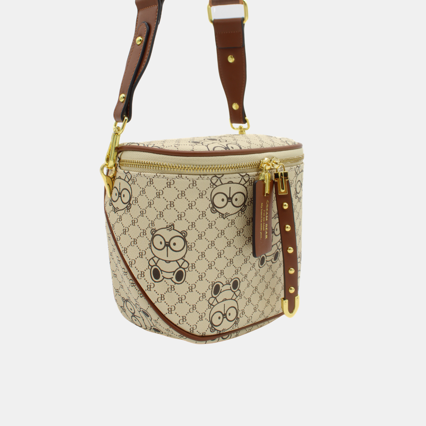 Bandolera Cafe Cream Bear