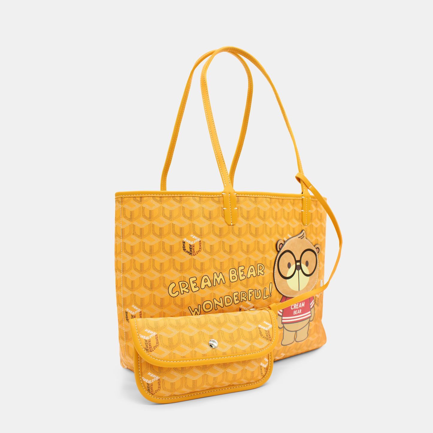 Bolso de hombro Cream Bear