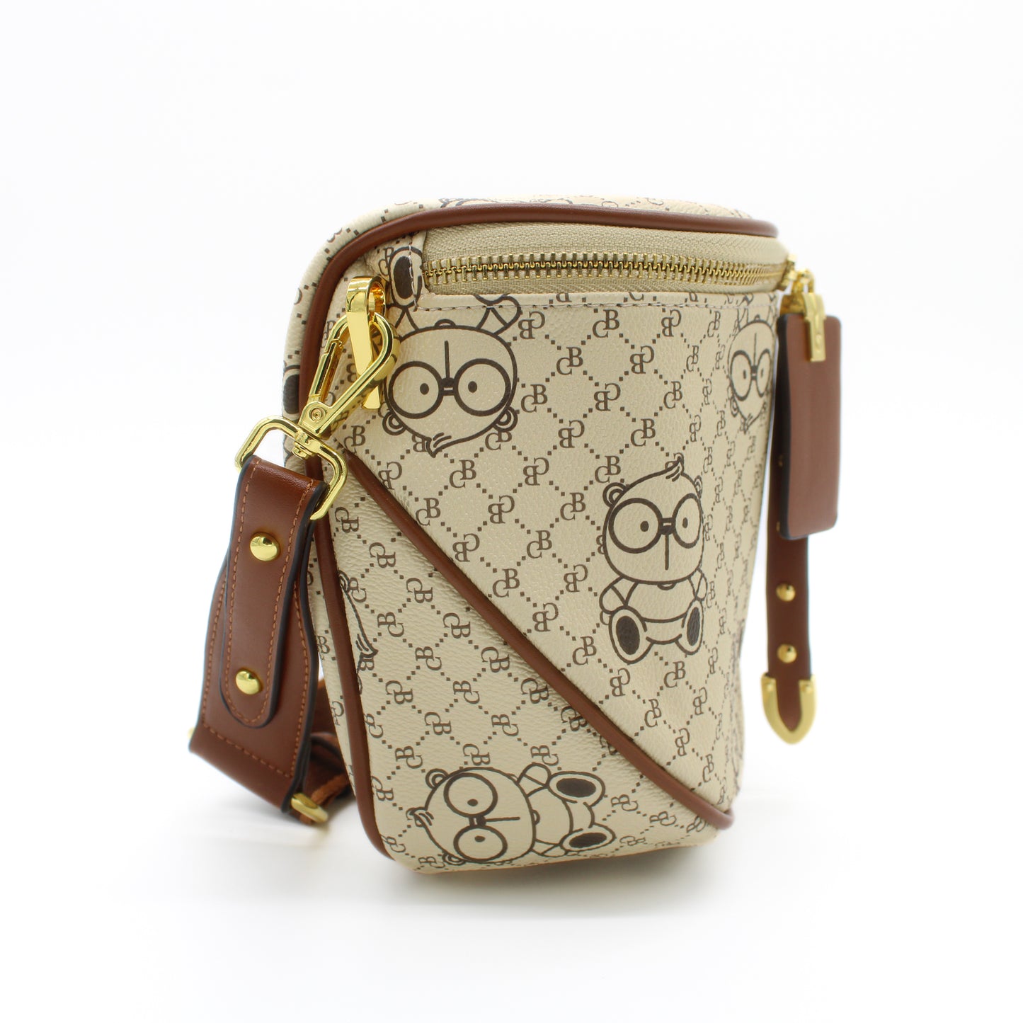 Bandolera Cafe Cream Bear