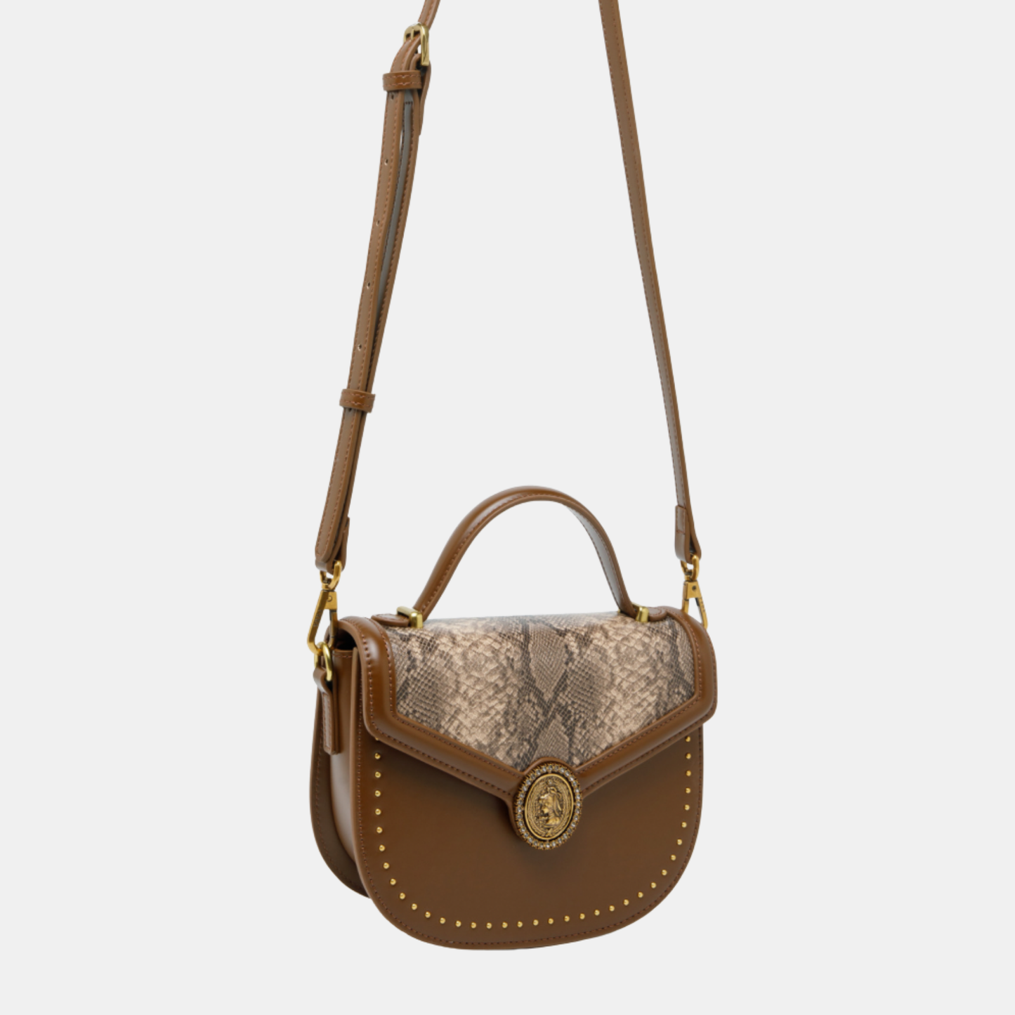 Bolso de Mano Brown PRHA
