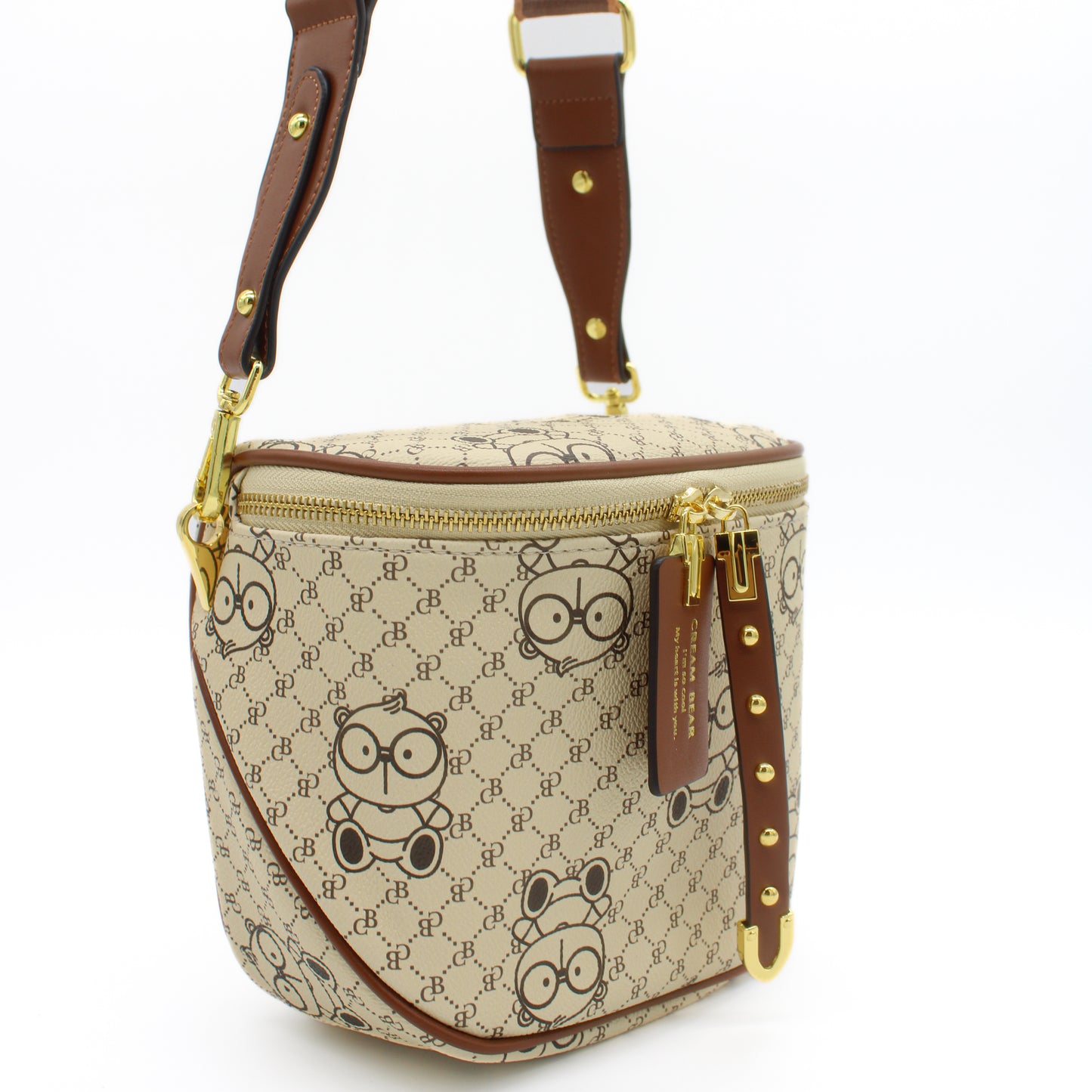 Bandolera Cafe Cream Bear